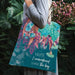 Shopping Bag Bag Lisa Pollock Azure Blossom RSB07 