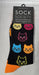 Sock Society Novelty Socks Clothing Gibson Importing Co. Cat Orange 