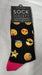 Sock Society Novelty Socks Clothing Gibson Importing Co. Emoji Black 