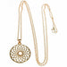 Spiral Pendant Rose-Gold Necklace Jewellery Zizu 
