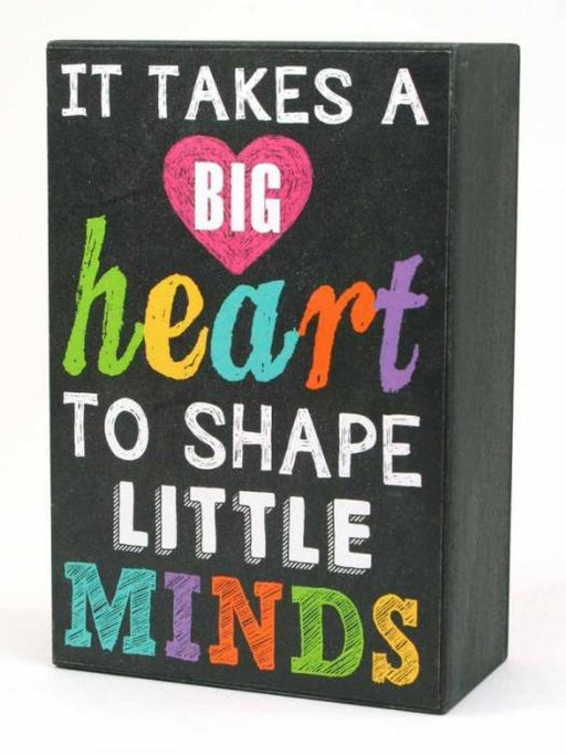 Teacher Block - Big Heart Room Decor Arton 