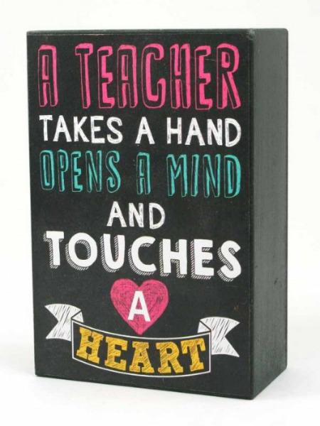 Teachers Block - Touches a Heart Room Decor Arton 