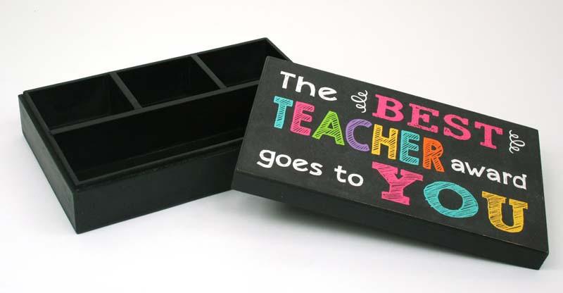 Teachers Box - Best Teacher Award Room Decor Arton 