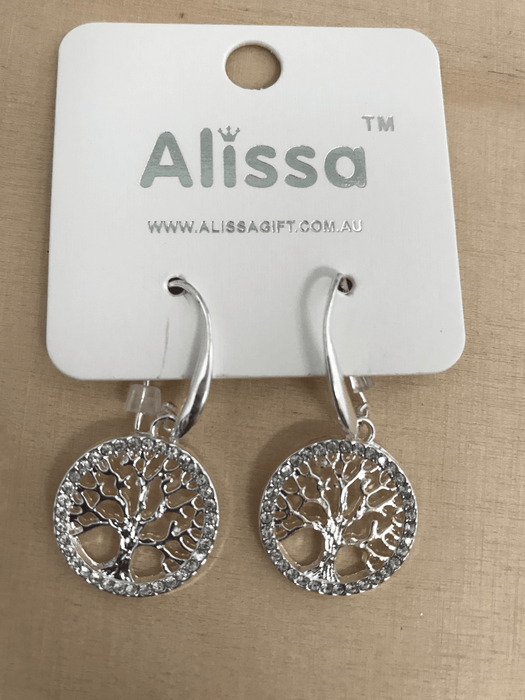 Tree of Life Earrings Jewellery Alissa Silver 