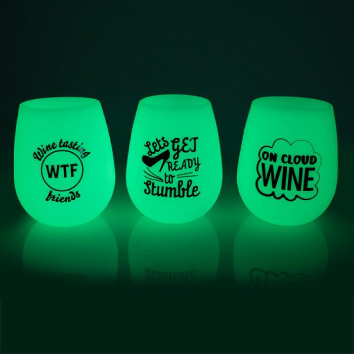 Wine Cup - Glow in the Dark Silicone Entertaining MDI 