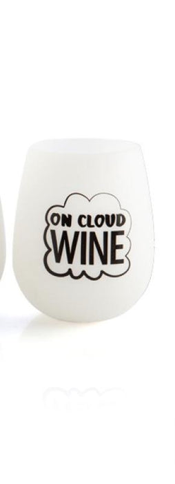 Wine Cup - Glow in the Dark Silicone Entertaining MDI On Cloud Wine 